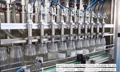 10 head bottled liquid filling line