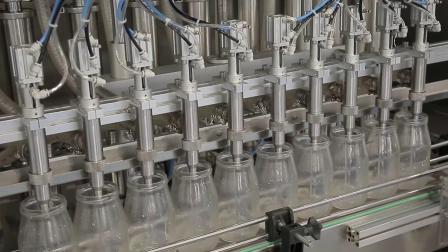 10 sauce filling, capping and labeling production line