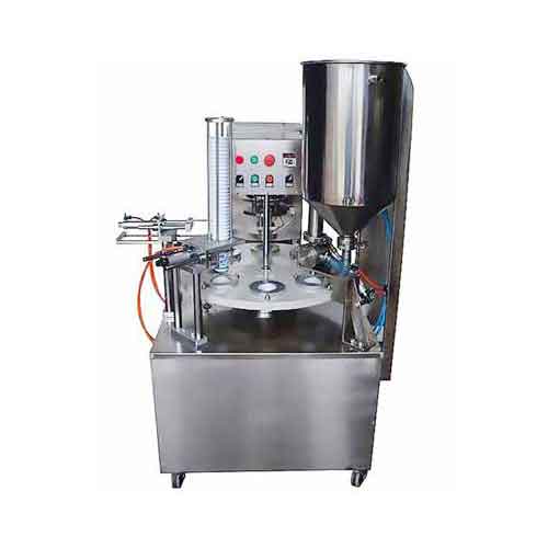 Rotary Type Cup Filling and Sealing Machine