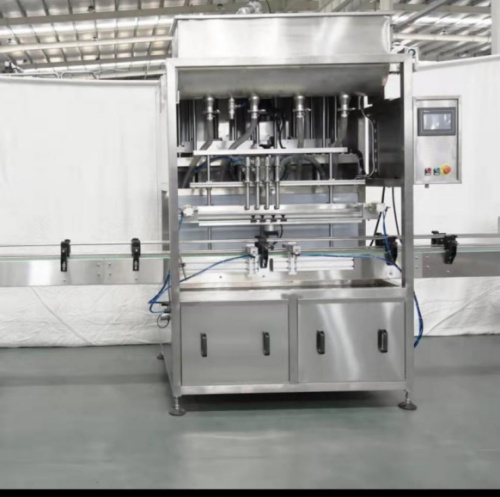 Customized antifreeze filling machine for Armenian customer completed