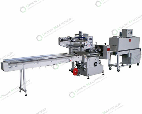 Fiji customer orders automatic shrink film packaging machine