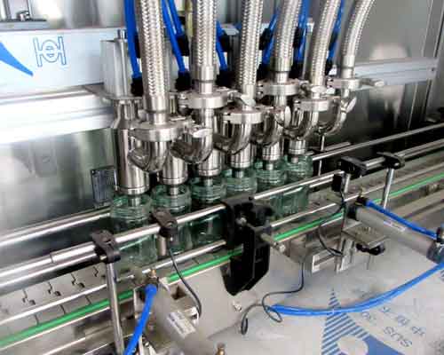 automatic sauce bottle filling capping machine